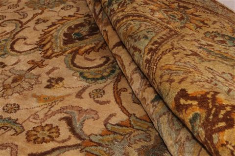 Tabriz White Hand Knotted 98 X 1511 Area Rug 400-17372 Image 16