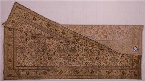 Tabriz White Hand Knotted 98 X 1511 Area Rug 400-17372 Image 4