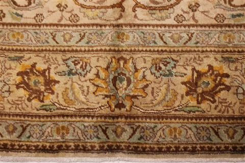 Tabriz White Hand Knotted 98 X 1511 Area Rug 400-17372 Image 5