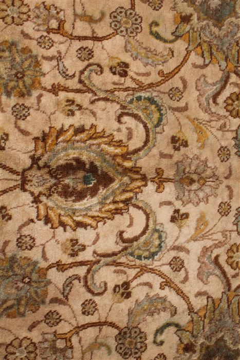 Tabriz White Hand Knotted 98 X 1511 Area Rug 400-17372 Image 9