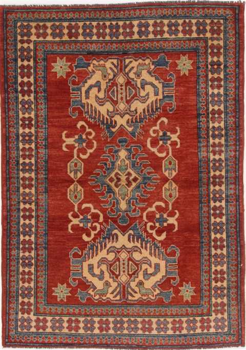 Kazak Red Hand Knotted 311 X 57 Area Rug 250-17379 Image 0