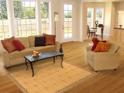 Gabbeh Beige Machine Made 53 X 77 Area Rug 300-17380 Image 4