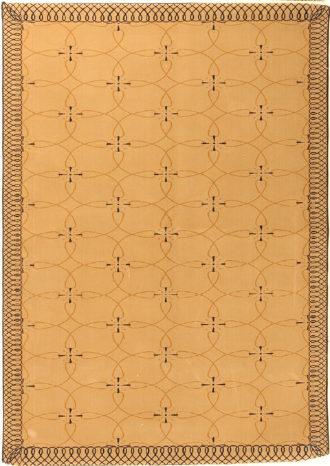 Gabbeh Beige Machine Made 53 X 77 Area Rug 300-17380 Image 0