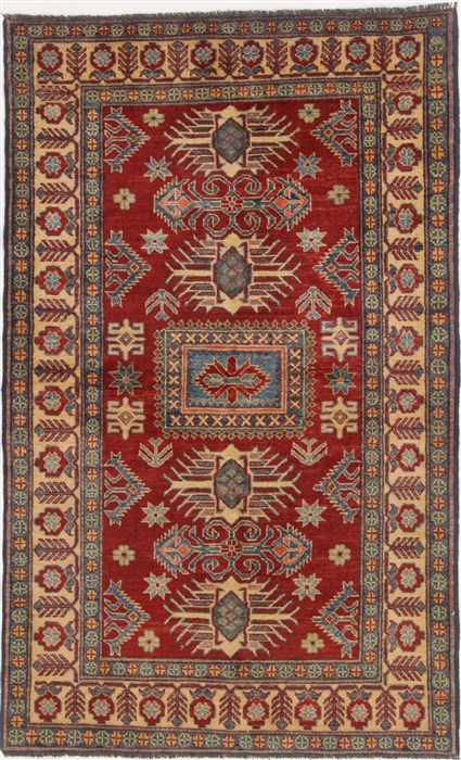 Kazak Red Hand Knotted 43 X 611  Area Rug 250-17382 Image 0