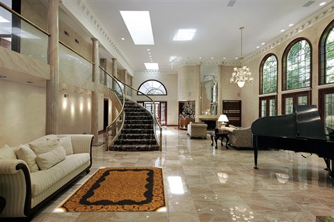 Modern Brown Machine Made 53 X 77 Area Rug 300-17384 Image 1