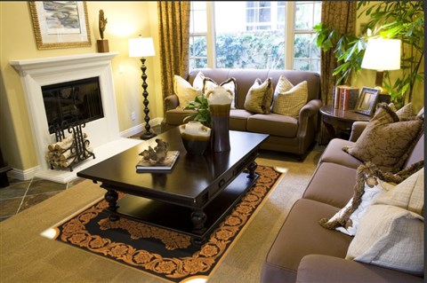 Modern Brown Machine Made 53 X 77 Area Rug 300-17384 Image 2