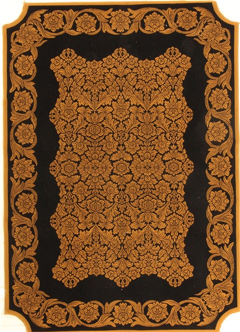 Modern Brown Machine Made 53 X 77 Area Rug 300-17384 Image 0