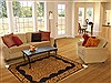 Modern Brown Machine Made 53 X 77 Area Rug 300-17384 Thumb 4