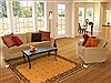 Modern Beige Machine Made 53 X 77 Area Rug 300-17388 Thumb 4