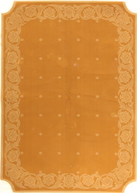 Modern Yellow Machine Made 53 X 77 Area Rug 300-17389 Image 0