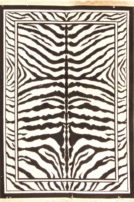 Modern Beige Machine Made 53 X 77 Area Rug 300-17392 Image 0