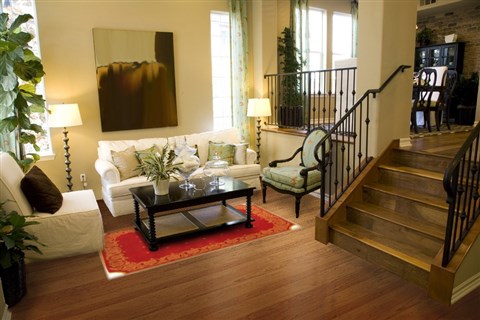 Modern Red Machine Made 53 X 77 Area Rug 300-17400 Image 3