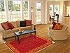 Modern Red Machine Made 53 X 77 Area Rug 300-17400 Thumb 4