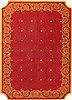 Modern Red Machine Made 53 X 77 Area Rug 300-17400 Thumb 0