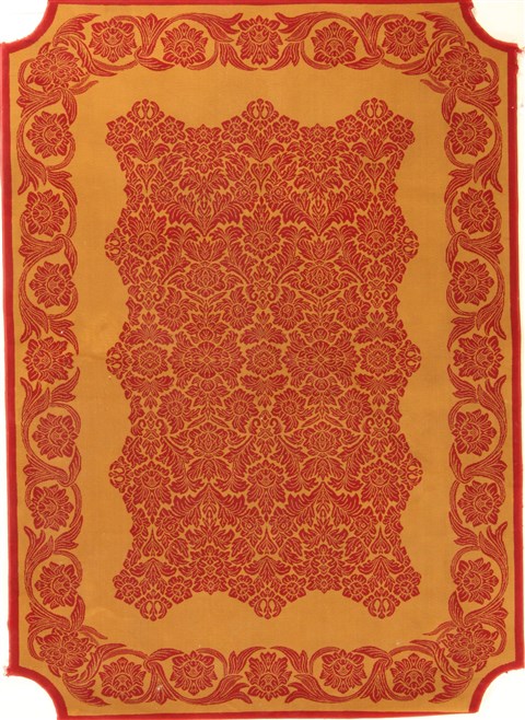 Modern Red Machine Made 53 X 77 Area Rug 300-17402 Image 0