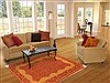 Modern Red Machine Made 53 X 77 Area Rug 300-17402 Thumb 4