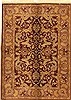 Pishavar Yellow Machine Made 53 X 77  Area Rug 300-17403 Thumb 0