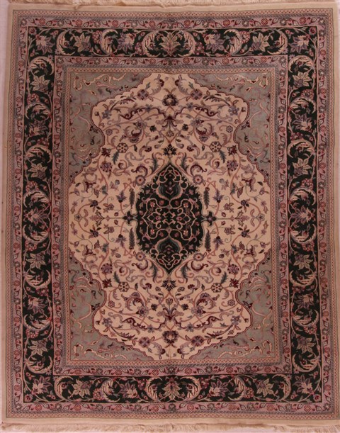 Pishavar White Hand Knotted 80 X 910 Area Rug 400-17408 Image 0