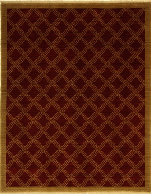 Modern Brown Machine Made 76 X 95  Area Rug 300-17423 Image 0