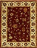 Chobi Red Machine Made 79 X 99 Area Rug 300-17425 Thumb 0