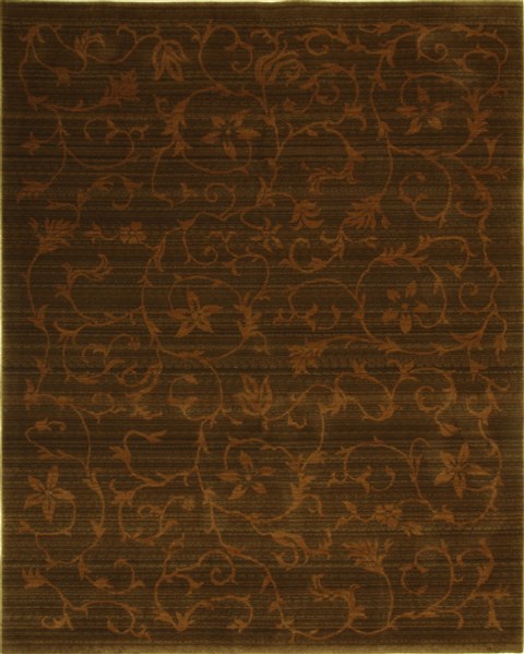 Modern Brown Machine Made 76 X 94  Area Rug 300-17428 Image 0