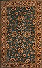 Pishavar Green Hand Knotted 50 X 80  Area Rug 400-17431 Thumb 0