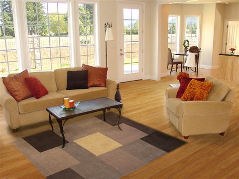 Modern Beige Machine Made 50 X 80 Area Rug 400-17432 Image 4