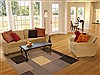 Modern Beige Machine Made 50 X 80 Area Rug 400-17432 Thumb 4