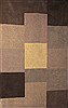 Modern Beige Machine Made 50 X 80 Area Rug 400-17432 Thumb 0