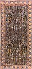 Kerman Blue Hand Knotted 133 X 223  Area Rug 400-17433 Thumb 0