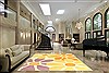 Modern Beige Machine Made 68 X 99 Area Rug 300-17435 Thumb 1