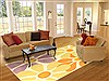 Modern Beige Machine Made 68 X 99 Area Rug 300-17435 Thumb 4
