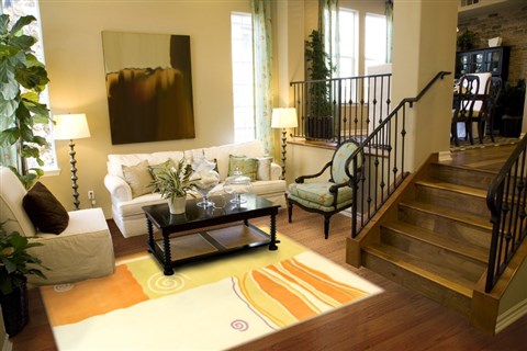 Modern Beige Machine Made 69 X 910 Area Rug 300-17438 Image 3