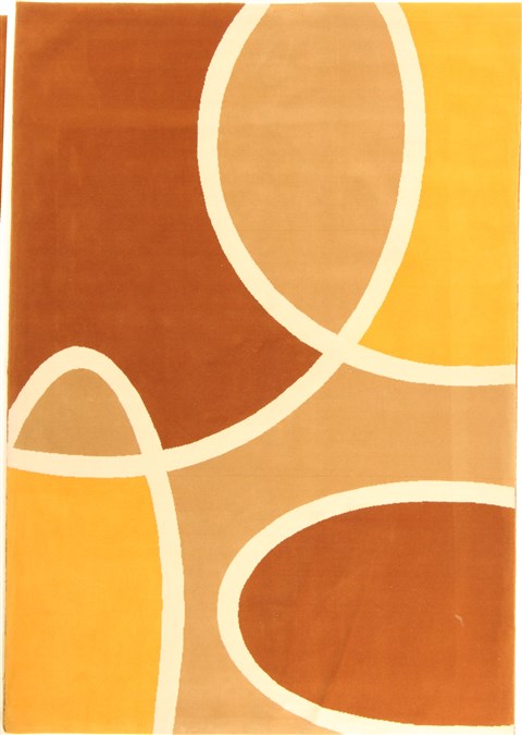 Modern Multicolor Machine Made 69 X 99 Area Rug 300-17440 Image 0