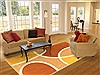 Modern Multicolor Machine Made 69 X 99 Area Rug 300-17440 Thumb 4