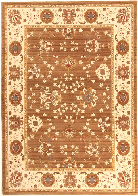 Chobi Brown Machine Made 67 X 96  Area Rug 300-17441 Image 0