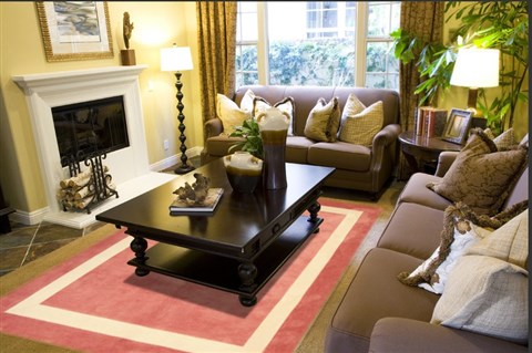 Modern Red Machine Made 80 X 100 Area Rug 300-17443 Image 2
