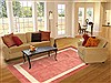 Modern Red Machine Made 80 X 100 Area Rug 300-17443 Thumb 4
