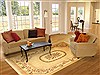 Tabriz Beige Hand Tufted 80 X 100 Area Rug 300-17444 Thumb 4