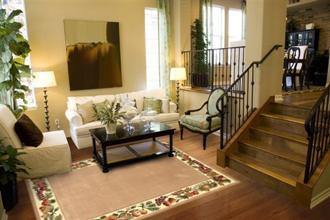Modern Beige Hand Tufted 80 X 100 Area Rug 300-17446 Image 3