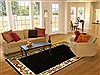 Modern Black Hand Tufted 80 X 100 Area Rug 300-17449 Thumb 4