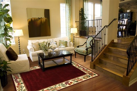 Modern Red Hand Tufted 80 X 100 Area Rug 300-17451 Image 3
