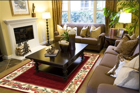 Modern Red Hand Tufted 80 X 100 Area Rug 300-17453 Image 2