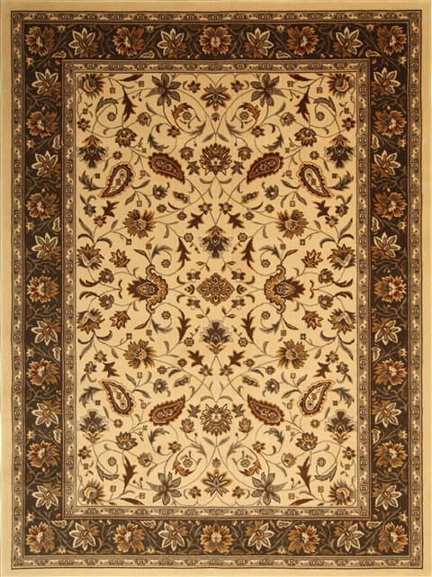 Modern Beige Machine Made 80 X 108 Area Rug 300-17457 Image 0