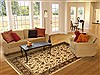 Modern Beige Machine Made 80 X 108 Area Rug 300-17457 Thumb 4