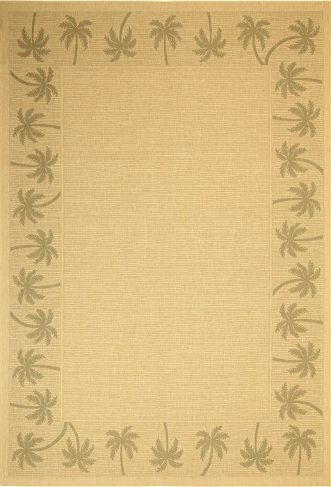 Modern Beige Machine Made 71 X 110  Area Rug 300-17460 Image 0