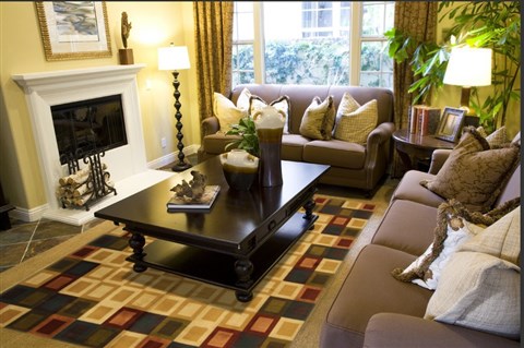 Modern Beige Machine Made 80 X 110 Area Rug 300-17461 Image 3
