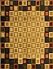 Modern Beige Machine Made 80 X 110  Area Rug 300-17461 Thumb 0