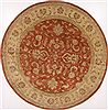 Ziegler Beige Round Hand Knotted 1111 X 121  Area Rug 250-17473 Thumb 0