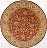 Ziegler Beige Round Hand Knotted 1111 X 121  Area Rug 250-17473 Thumb 0